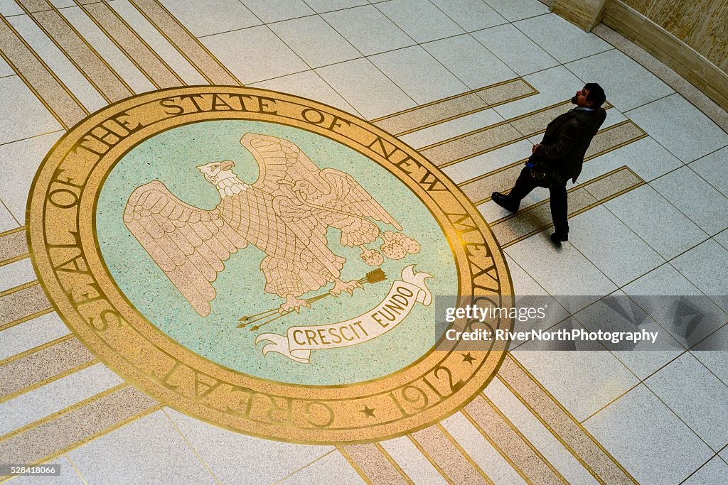 Seal of New Mexico in the State Capitol