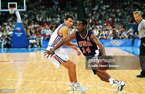 Sydney; FINALE: FRANKREICH 85; Laurent SCIARRA/FRA, Gary PAYTON/USA