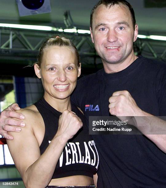 Training 2003, Hamburg; Daisy LANG, Trainer Michael TIMM