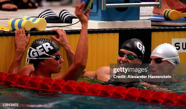 Olympische Spiele 19.7.-4.8.96, Franziska VAN ALMSICK/Sandra VOELKER/Dagmar HASE