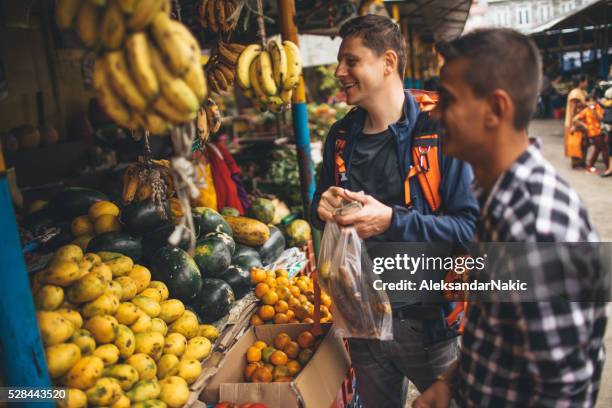 on the local flea market - nepal culture stock pictures, royalty-free photos & images