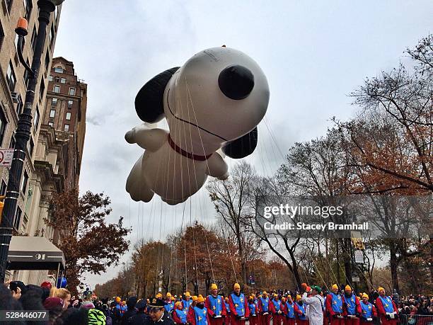 The Snoopy balloon in the Macy's Thanksgiving Parade.