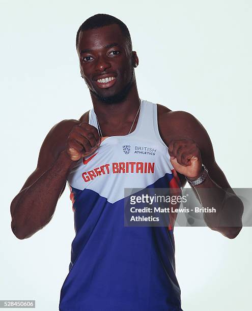 Nigel Levine of British Athletics poses for a portrait during a Training Session on August 17, 2015 in Fukuoka, Japan.