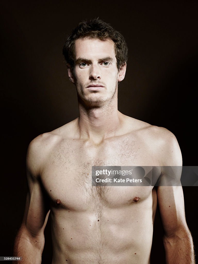 Tennis player Andy Murray is photographed for the Guardian on July