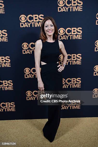 Elizabeth Bogush poses for a photograph at the CBS Daytime Emmy Awards after-party at the Alexandria Ballrooms on Sunday May 1, 2016 in Los Angeles,...