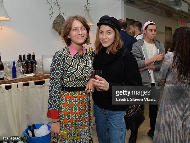 Colette Rose McDermott and Beatrice Helman attend the Floral Salon celebration by Garden Collage and Phaidon on May 4, 2016 in New York City.