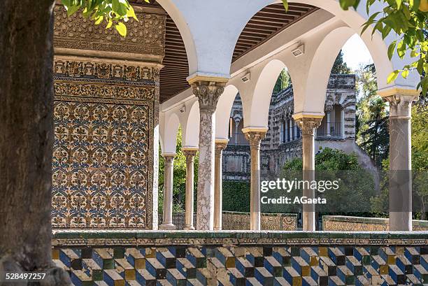 siviglia, spagna, alcazar - visita reale - fotografias e filmes do acervo