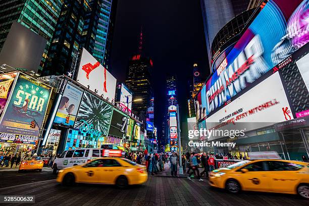 times square new york city - times square manhattan stockfoto's en -beelden