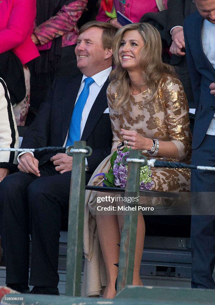 King Willem-Alexander and Queen Maxima Of The Netherlands Attend Liberation Day Concert