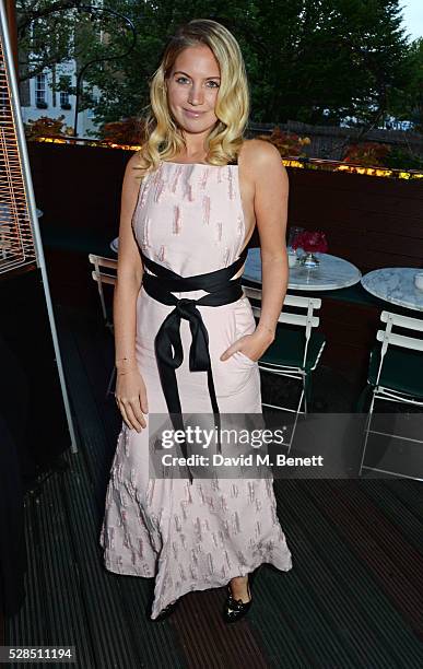 Marissa Montgomery attends a private dinner hosted by Rodial founder Maria Hatzistefanis & Bay Garnett at Casa Cruz on May 5, 2016 in London, England.