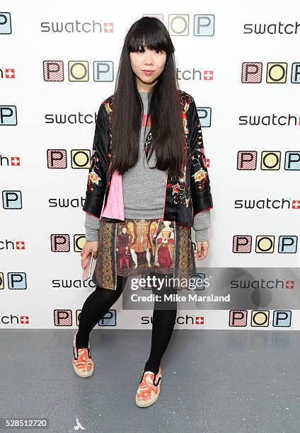 Susie Bubble attends the Swatch Pop It Up Event at Noho Studios on May 5, 2016 in London, England.