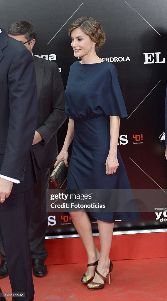 Spanish Royals Attend 'Ortega Y Gasset' Awards 2016