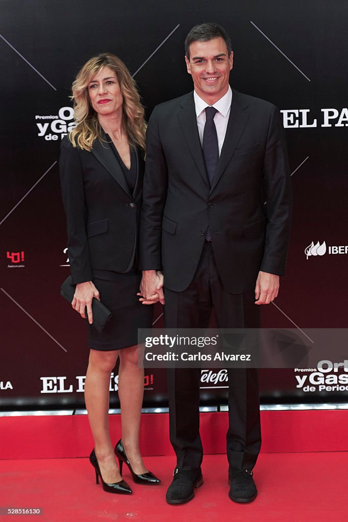 Spanish Royals Attend 'Ortega Y Gasset' Awards 2016