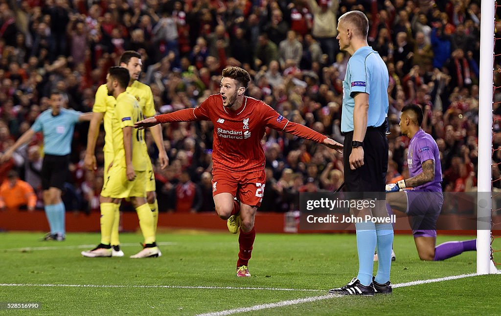 Liverpool v Villarreal CF - UEFA Europa League Semi Final: Second Leg