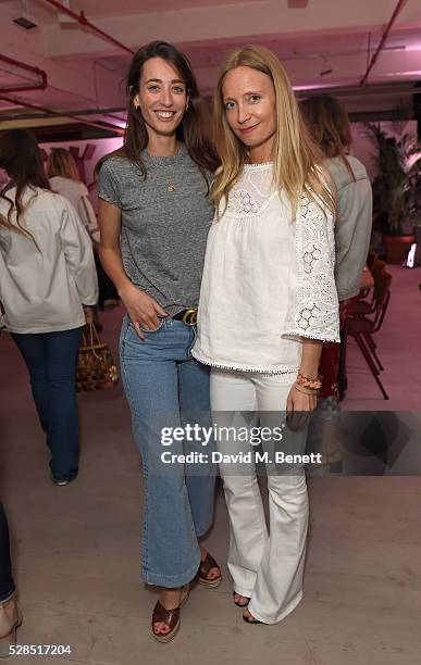 Laura Jackson and Martha Ward attend a private dinner hosted by M.i.h Jeans to celebrate their 10th anniversary at Brewer Street Car Park on May 5,...