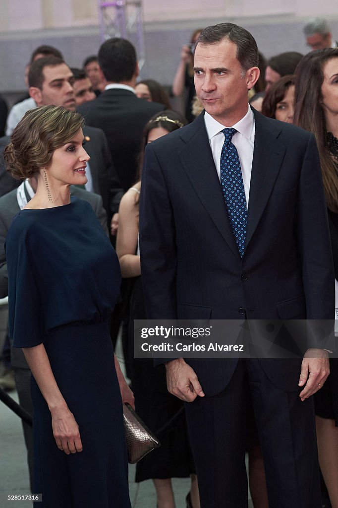 Spanish Royals Attend 'Ortega Y Gasset' Awards 2016