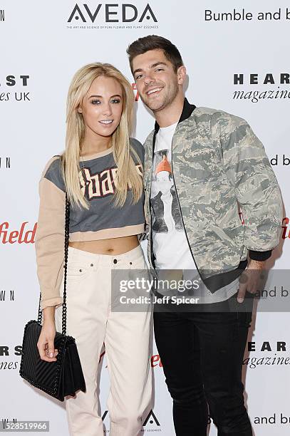 Nicola Hughes and Alex Mytton attend the launch of Beauty Unbound at Westfield London on May 5, 2016 in London, England.