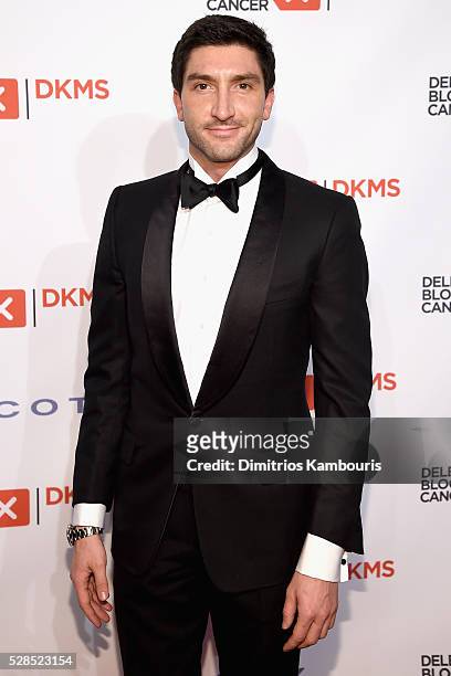 American figure skater Evan Lysacek attends the 10th Annual Delete Blood Cancer DKMS Gala at Cipriani Wall Street on May 5, 2016 in New York City.