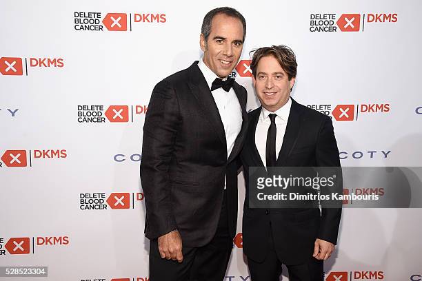Monte Lipman and Charlie Walk attend the 10th Annual Delete Blood Cancer DKMS Gala at Cipriani Wall Street on May 5, 2016 in New York City.