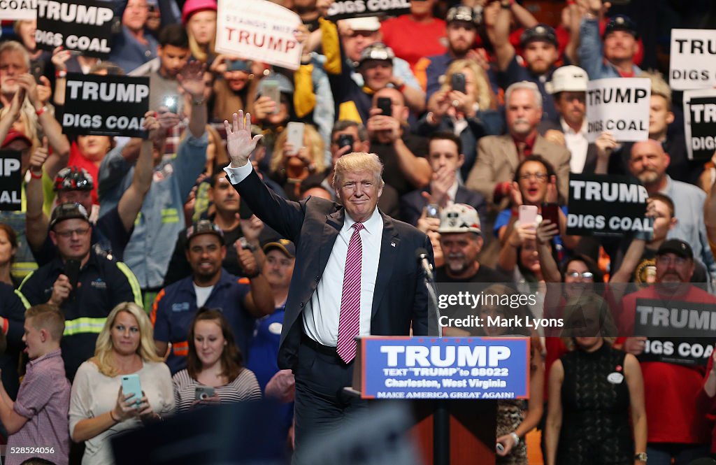 Donald Trump Holds Campaign Rally In Charleston, WV