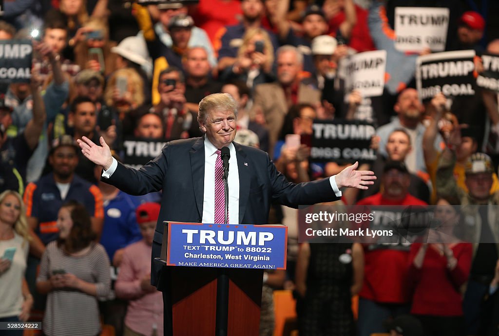 Donald Trump Holds Campaign Rally In Charleston, WV