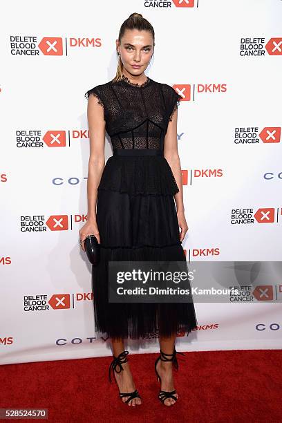 Alina Baikova attends the 10th Annual Delete Blood Cancer DKMS Gala at Cipriani Wall Street on May 5, 2016 in New York City.