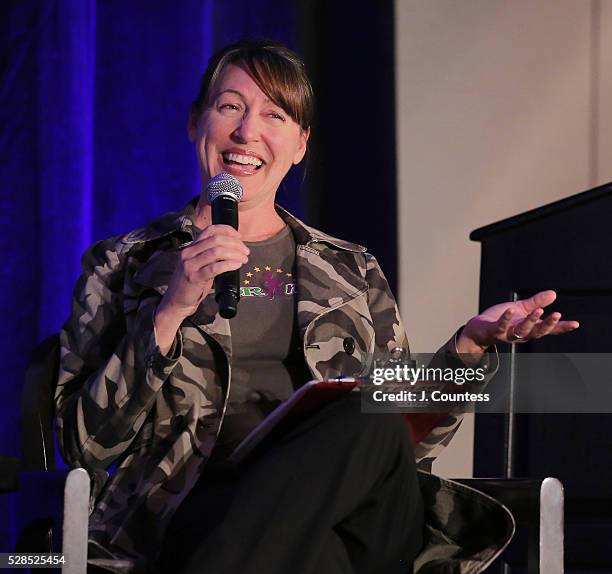 And Founder of Major Mom Angela Cody-Rouget speaks at the Arizona SMALLBIZCON 16 at the Arizona Biltmore Hotel on May 5, 2016 in Phoenix, AZ.