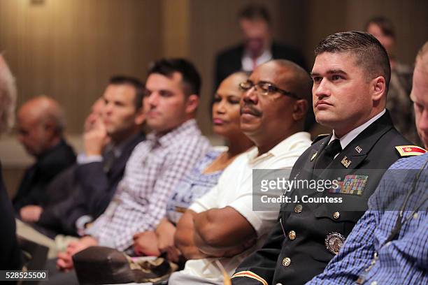 Audience members listen as Administrator of the U.S. Small Business Administration Maria Contreras-Sweet speaks at the Arizona SMALLBIZCON 16 at the...