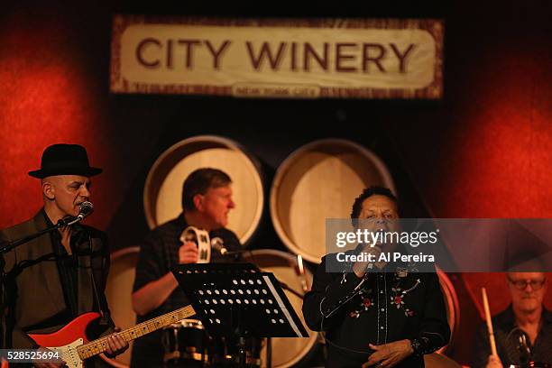 Garland Jeffreys performs at the "Heart on Fire: Concert for Ivan Julian" benefit show at City Winery on May 5, 2016 in New York City.