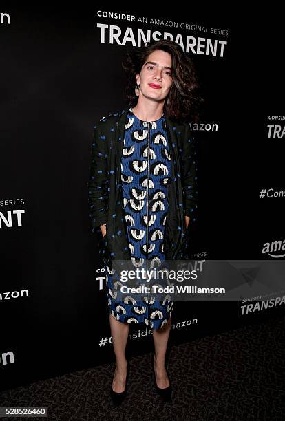 Actress Gaby Hoffmann attends Transparent Emmy FYC Screening Event at The Directors Guild of America on May 5, 2016 in Los Angeles, California.