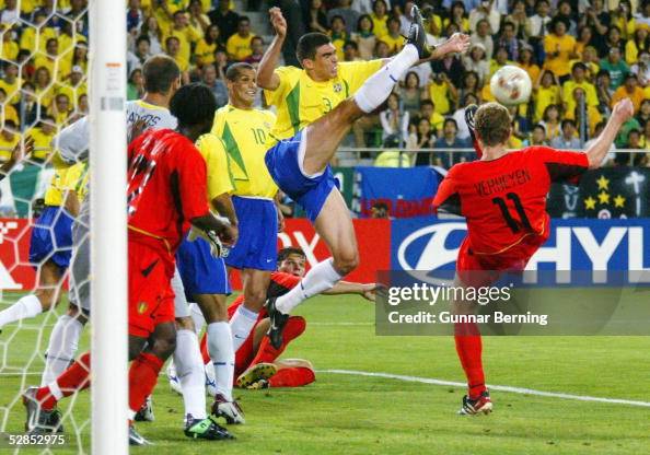 FUSSBALL: WM 2002 in JAPAN und KOREA, BRA - BEL 2:0 FUSSBALL: WM 2002 in JAPAN und KOREA, BRA - BEL 2:0