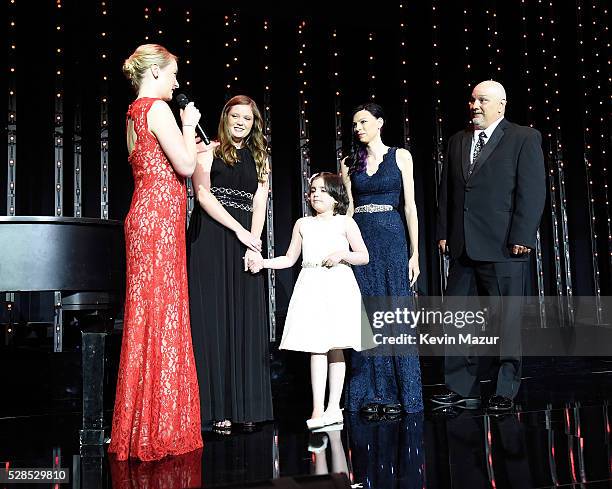 Co- Founder, DKMS Katharina Harf speaks onstage at the 10th Annual Delete Blood Cancer DKMS Gala at Cipriani Wall Street on May 5, 2016 in New York...