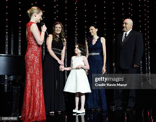 Co- Founder, DKMS Katharina Harf speaks onstage at the 10th Annual Delete Blood Cancer DKMS Gala at Cipriani Wall Street on May 5, 2016 in New York...