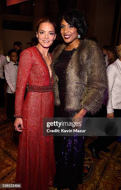 Co- Founder, DKMS Katharina Harf and Chondra Profit attend the 10th Annual Delete Blood Cancer DKMS Gala at Cipriani Wall Street on May 5, 2016 in...