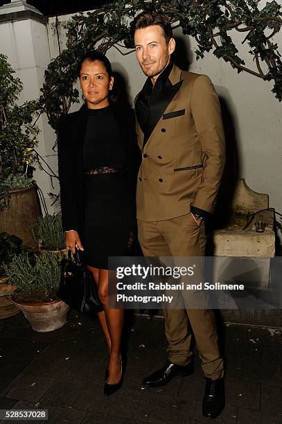 Alex Lundqvist and guest attends Montblanc And The Cinema Society With Mastro Dobel & Kim Crawford Wines Host A Screening Of Sony Pictures Classics'...