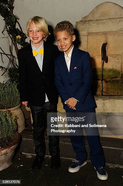 Jackson Frazer and Monte Green attends Montblanc And The Cinema Society With Mastro Dobel & Kim Crawford Wines Host A Screening Of Sony Pictures...