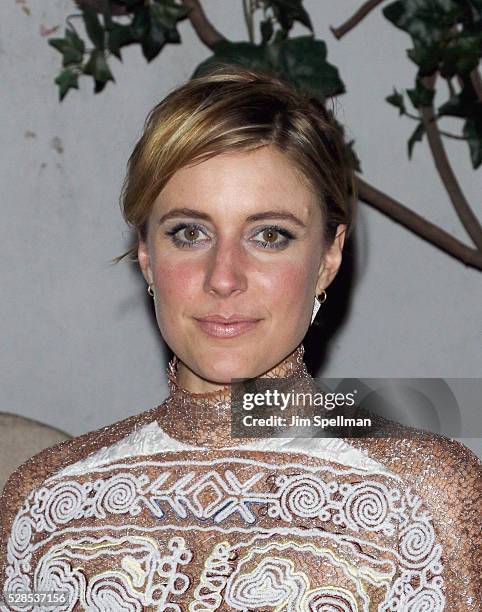 Actress Greta Gerwig attends the after party for the screening of Sony Pictures Classics' "Maggie's Plan" hosted by Montblanc and The Cinema Society...