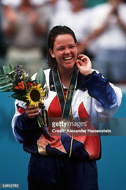 Frauen Finale ATLANTA 1996 2.8.96, Lindsay DAVENPORT/USA GOLD - MEDAILLE