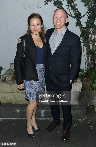 Actor Alex Morf and guest attend the after party for the screening of Sony Pictures Classics' "Maggie's Plan" hosted by Montblanc and The Cinema...