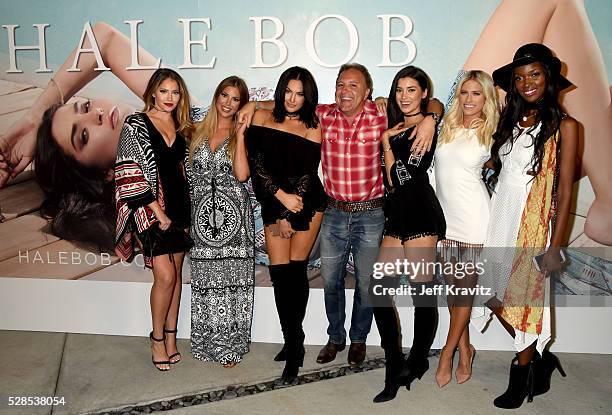 Daniel Bohbot, owner of Hale Bob and TV personalities Olivia Pierson, Sophia Pierson, Natalie Halcro, Barbie Blank-Souray, Tia Shipman and Nicole...