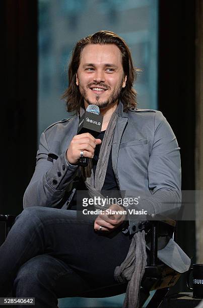 Actor/musician Jonathan Jackson discusses his role on ABC's "Nashville" and his upcoming EP with his band, Enation at AOL Build at AOL Studios In New...