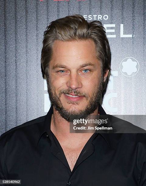 Actor Travis Fimmel attends the screening of Sony Pictures Classics' "Maggie's Plan" hosted by Montblanc and The Cinema Society with Mastro Dobel &...