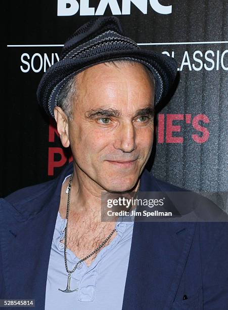 Actor Daniel Day-Lewis attends the screening of Sony Pictures Classics' "Maggie's Plan" hosted by Montblanc and The Cinema Society with Mastro Dobel...