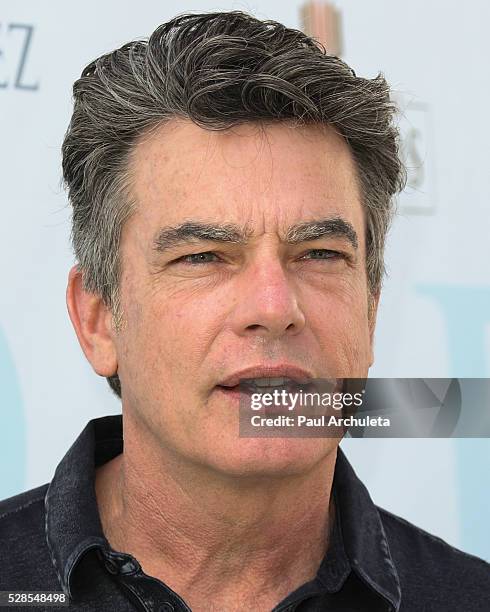 Actor Peter Gallagher attends the ninth annual George Lopez Celebrity Golf Classic at Lakeside Golf Club on May 2, 2016 in Burbank, California.