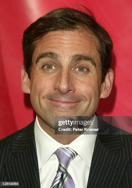 Actor Steve Carell attends the NBC upfront at Radio City Music Hall on May 16, 2005 in New York City.