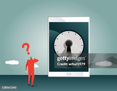 Tablet,PDA, Hole, Analyzing,Thinking,Solution, Security, Safety,Lock Tablet,PDA, Hole, Analyzing,Thinking,Solution, Security, Safety,Lock