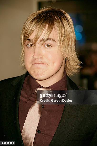 Tom Fletcher from McFly attends the UK Premiere of "Star Wars Episode III: Revenge Of The Sith" at Odeon Leicester Square on May 16, 2005 in London....