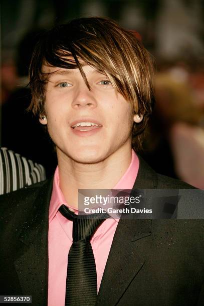 Dougie Poynter from McFly attends the UK Premiere of "Star Wars Episode III: Revenge Of The Sith" at Odeon Leicester Square on May 16, 2005 in...