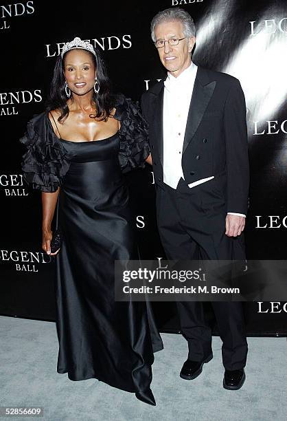 Model Beverly Johnson and her guest attend Oprah Winfrey's Legends Ball at the Bacara Resort and Spa on May 14, 2005 in Santa Barbara, California.
