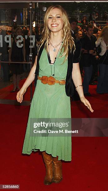 Natasha Bedingfield attends UK Premiere of "Star Wars Episode III: Revenge Of The Sith" at Odeon Leicester Square on May 16, 2005 in London.The...